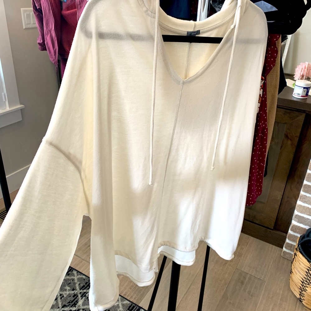 Aerie Plus Size Cream Pullover